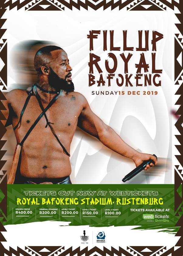 30 Days till historic #FillupRoyalBafokeng signifying half a decade of Fill Up concerts